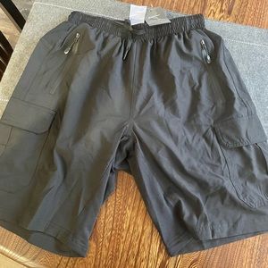 MOCOLY Hiking Cargo Shorts Men Quick Dry Lightweight Reinforced for Biking, Sz S